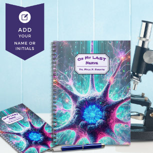 Carnet "Sur ma Dernière Nerve" Biologie scientifique humo