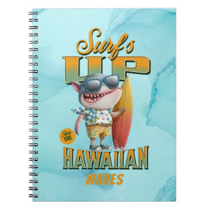 Carnet Surf Hawaïen des vagues vers le haut Pidgin Slang 