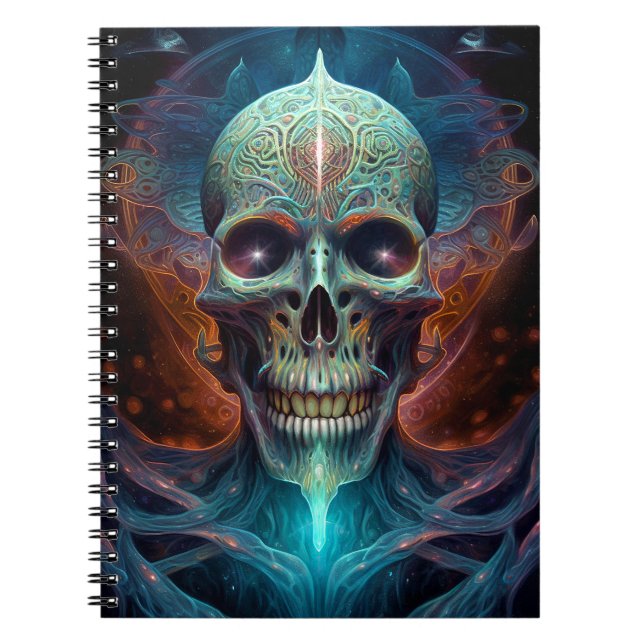 Carnet Surreal Skull Gothique Horror Art (Devant)