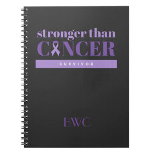 Carnet Survivant du cancer Purple