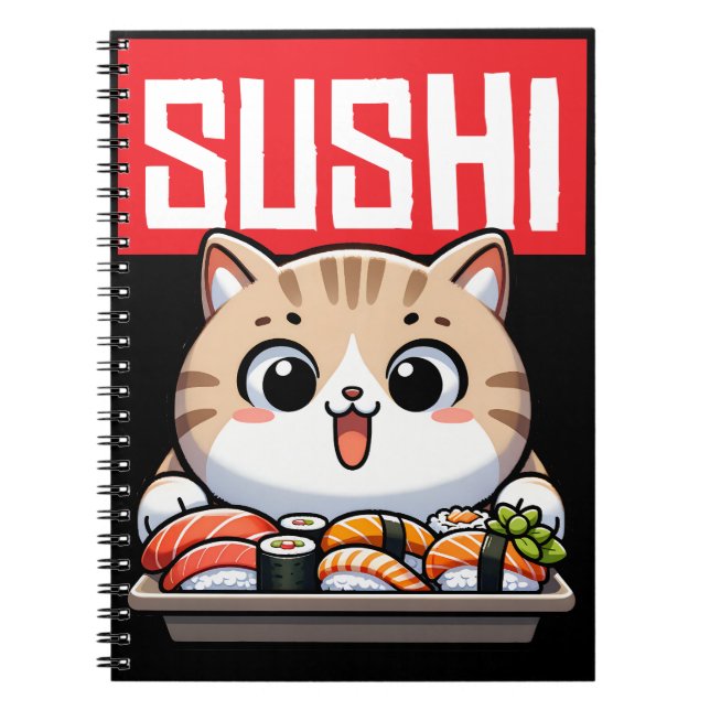 Carnet Sushi Cat (Devant)