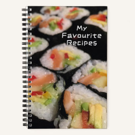 Carnet Sushi Design, Recette Book
