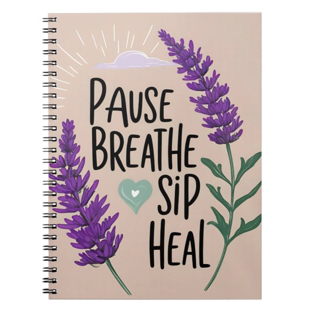 Carnet ✨ Suspendre la respiration - guérir la sip | Desig (Devant)