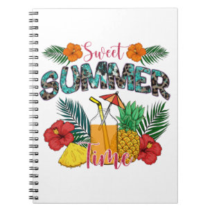 Carnet Sweet Summer Time Beach Île tropicale