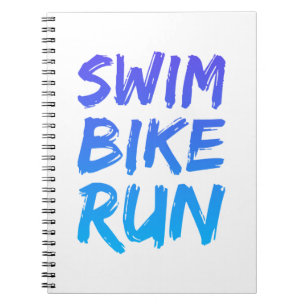 Carnet Swim Bike Run superbe design