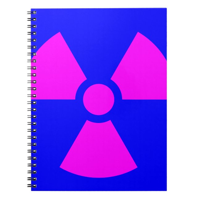 Carnet Symbole d'avertissement de rayonnement (Devant)