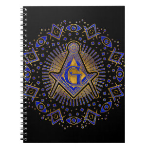 Carnet Symbole de la franc-maçonnerie Carré et camionne