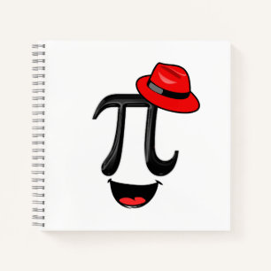 Carnet Symbole de sourire mathématique 14 Bonne marche Nu