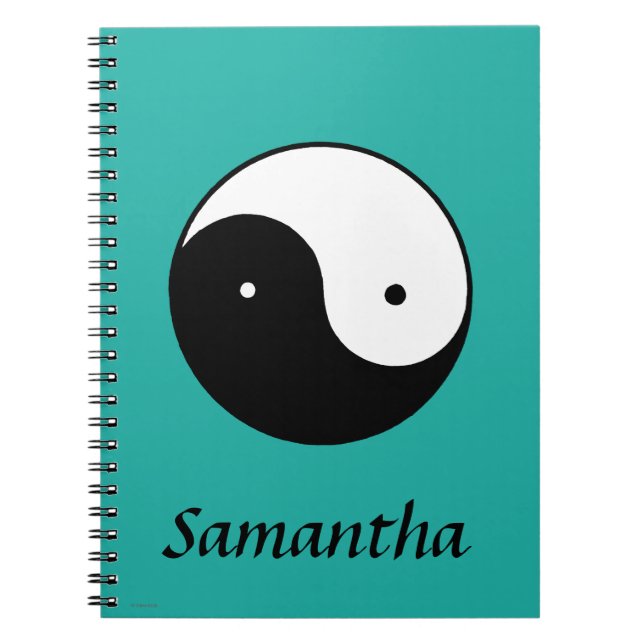 Carnet Symbole de Yin Yang (Devant)