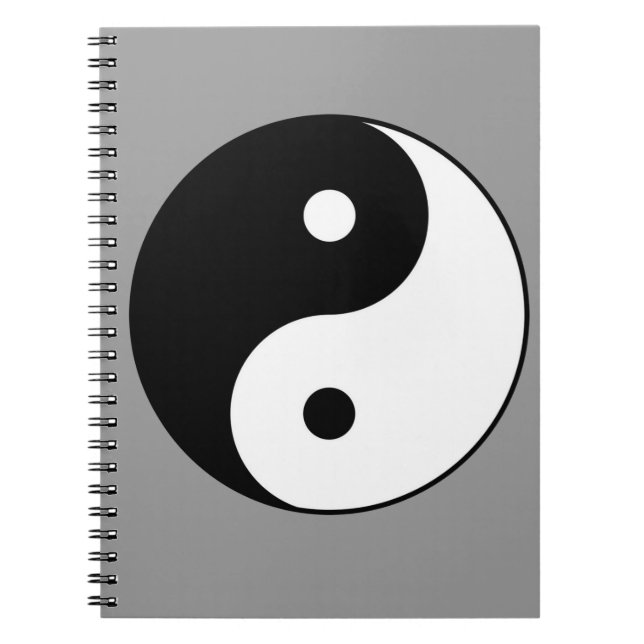 Carnet symbole du yin yang (Devant)