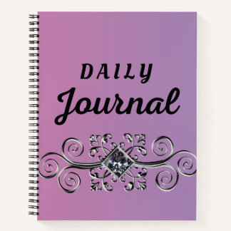 Carnet Symbole Jeu du Carré de couverture violet du Journ