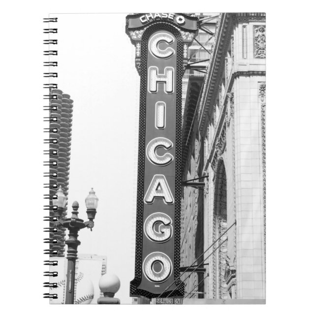 Carnet SYMBOLE THÉÂTRE DE Chicago (Devant)