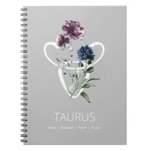 Carnet SYMBOLE Zodiaque Étoile Taurus