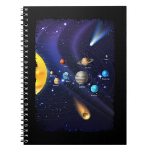 Carnet Système solaire Garçons Planètes spatiales