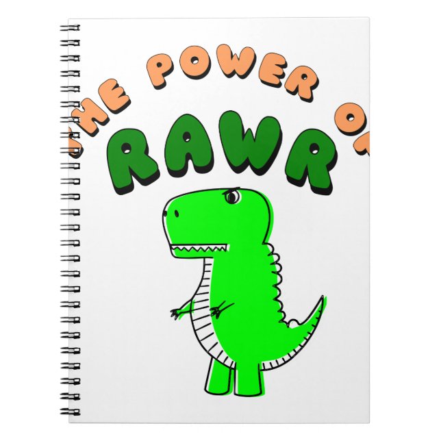 Carnet T-Rex La Puissance De La Révolution (Devant)
