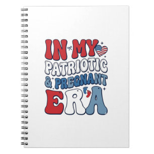 Carnet T-shirt de grossesse vintage de l'ère enceinte pat