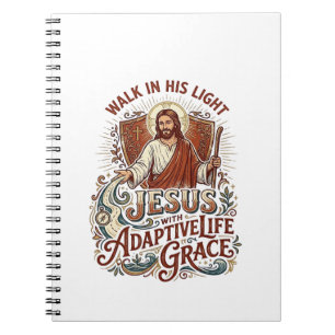 Carnet T-Shirt Encouragement pour Handicapés Jésus Inspir
