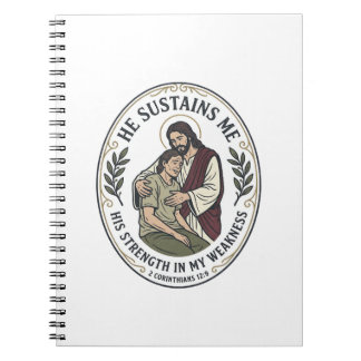 Carnet T-Shirt Encouragement pour Maladie Chronique Jésus