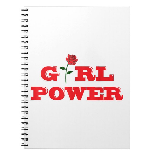 Carnet T-shirt Girl Power - Femmes féministes fantastique (Devant)
