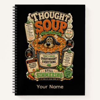 Carnet T-Shirt Personnalisé Rigolo de Bureau Tri "Soupe d