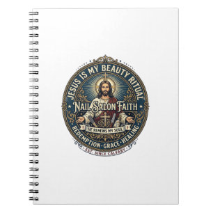 Carnet T-Shirt Technicien Ongles Jésus Artiste Ongles Ins