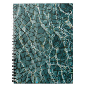Carnet Tableau abstrait bleu et blanc