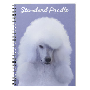 Carnet Tableau blanc standard de caniche - Art original d