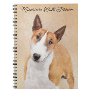 Carnet Tabouret miniature Terrier Peinture - Art Chien or