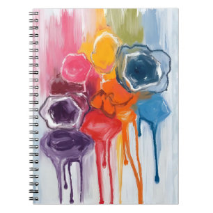 Carnet Tache de peinture Peinture d'artiste à l'aquarel
