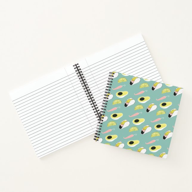Carnet Taco à propos d'amour | Motif d'élément Taco (Intérieur)