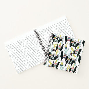 Carnet Taco à propos d'amour Motif Llama & Donkey