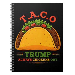 Carnet Taco Trump chasse toujours les poulets amusants