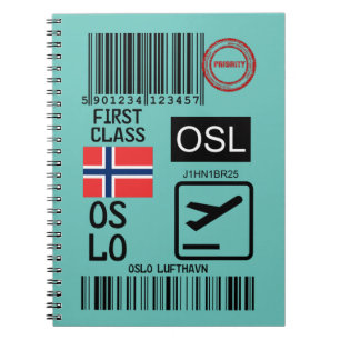 Carnet Tag voyage aéroport d'Oslo