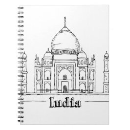 Carnet Taj Mahal Vacances Dessin Vacances Art Voyage