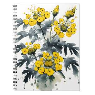 Carnet Tanaisie - Fleurs aquarelle