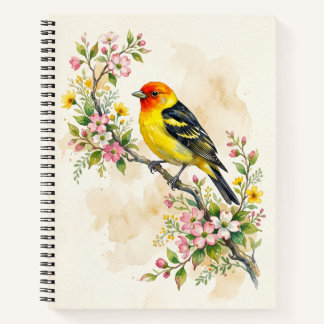 Carnet Tangara à tête rouge