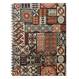 Carnet Tapa hawaïen : Patchwork tribal