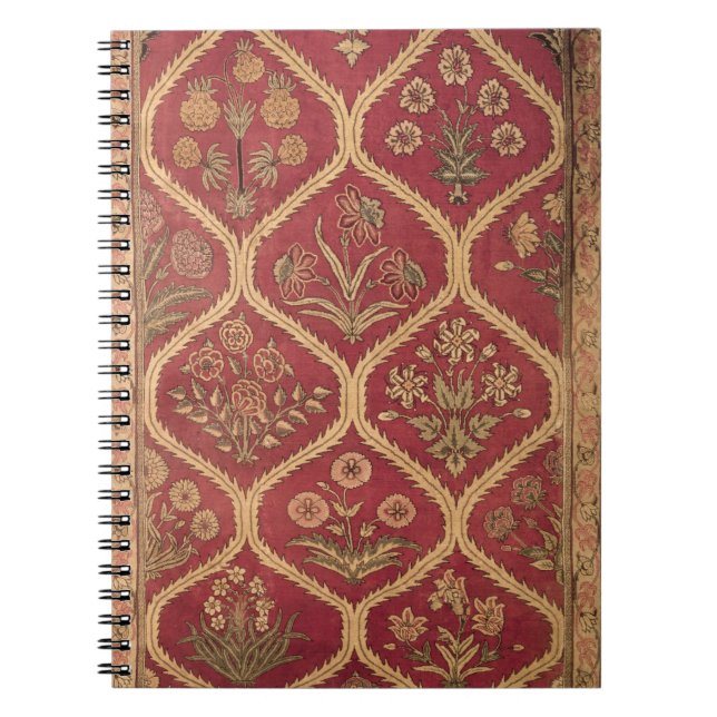 Carnet Tapis persan ou turc, 16ème/XVIIème siècle (laine (Devant)
