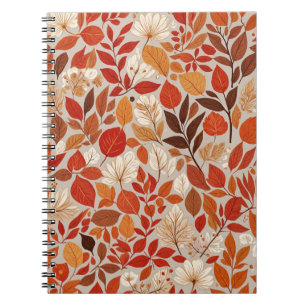 Carnet Tapisserie d'automne