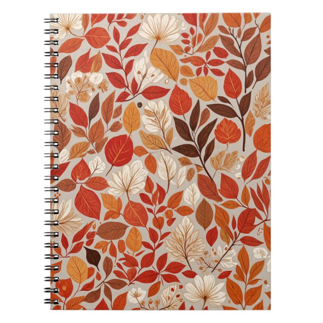 Carnet Tapisserie d'automne (Devant)