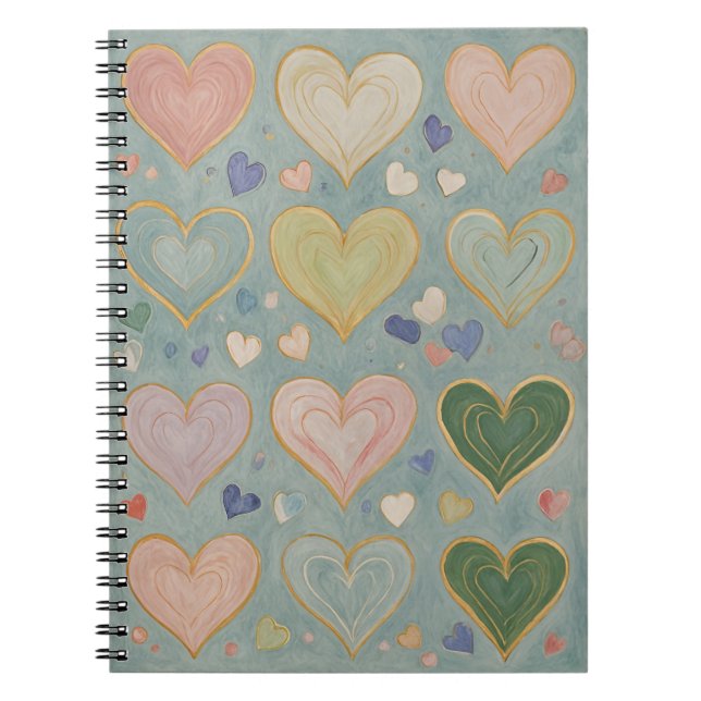 Carnet Tapisserie Pastel Heart (Devant)