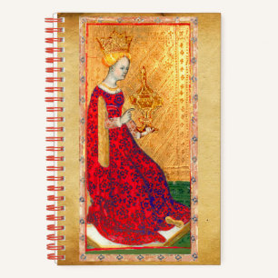 CARNET TAROTS ANCIENS, ROI ET REINE DES COUPES