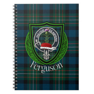 Carnet Tartan et blason du clan écossais Ferguson