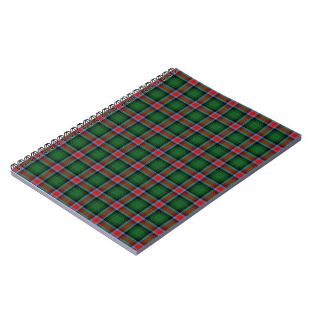 Carnet tartan officiel de l'État de Géorgie (Côté gauche)