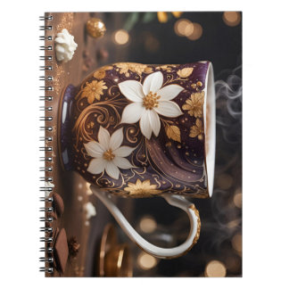 Carnet tasse de café au chocolat