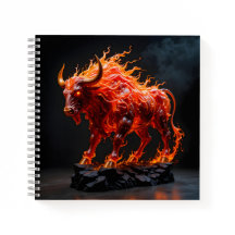 Taureau de feu mythique