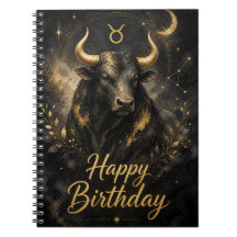 Taureau Joyeux Anniversaire Design Signe du zodiaq
