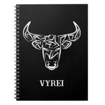 Taureau tribal noir et blanc / Ox