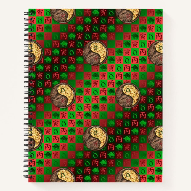 Carnet Taurus & Fire Tiger (Devant)