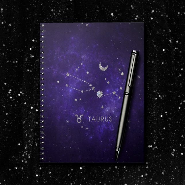 Carnet Taurus pourpre zodiaque | Horoscope d'astrologie c (Créateur téléchargé)